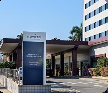 Entrada do hotel